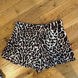 Denim & Supply Ralph Lauren Viscose Leopard Pull-on Shorts XS